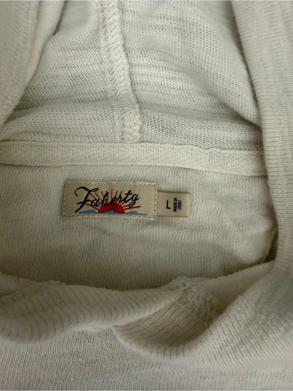 Faherty Women’s Large Soleil Sun & Wave hoodie - Picture 3 of 4